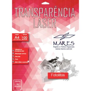 Transparencia Laserjet A4 210x297mm. Sem Tarja-060846-41542