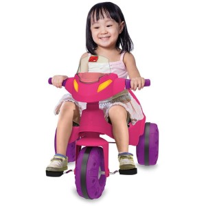 Triciclo Velobabay Passeio/pedal Rosa-107010-83520