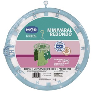 Varal Mini Redondo 16 Prendedores (s-109630-57967