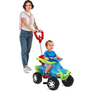 Veiculo Para Bebe Smart Quad Azul Passeio/pedal-107014-22078