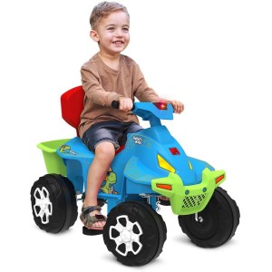 Veiculo Para Bebe Smart Quad Azul Passeio/pedal-107014-70842