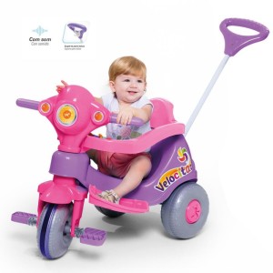 Veiculo Para Bebe Velocita Lilas 2 Em 1 C/som-029692-84995