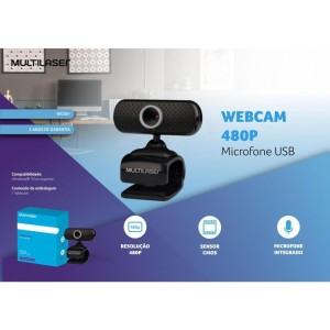 Webcam C/microfone Usb 480p-088428-30881