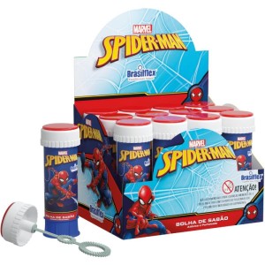 Bolha De Sabao Spider Man 60ml C/jogo-097519-12761