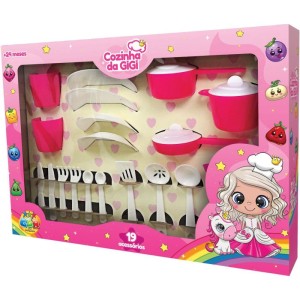 Brincando De Casinha Cozinha Da Gigi 19pcs-104703-31280