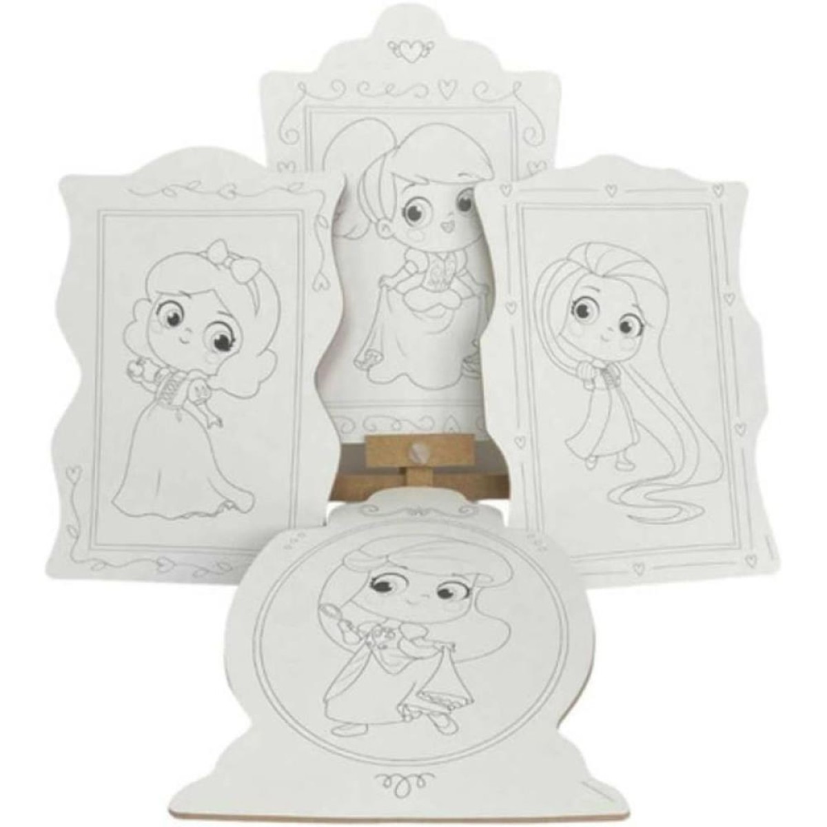 Brinquedo Para Colorir Princesa Super Kit-110682-54223