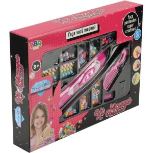 Brinquedo Para Menina Conj Micanga Beleza P/cabelo-107996-26335