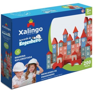 Brinquedo Para Montar Brincando De Engenheiro 200pc.-027395-20837