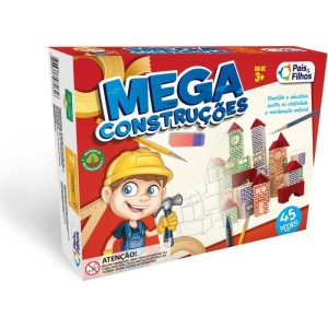 Brinquedo Para Montar Mega Construções 45 Pecas-057267-72486