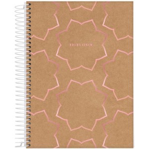 Caderno 01x1 Capa Dura Kraft Color 80fls.
