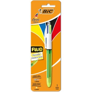 Caneta Esferografica Bic 4  Cores Fluo-106035-67536