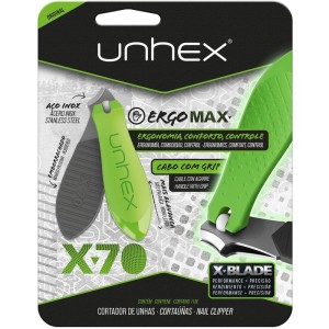 Cortador De Unha Unhex X70 Verde Pino Br-100469-69315