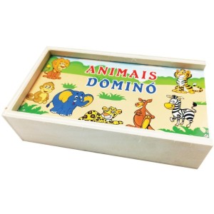 Domino Animais Em Madeira 28pcs-106742-47330