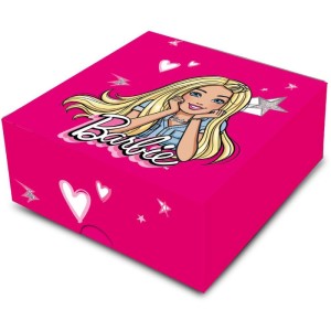 Embalagem Para Doces Barbie Caixa 8,5x8,5x3,5 P/4un-109666-38426