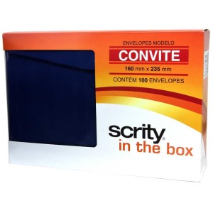 Envelope Convite Colorido 160x235 Az.marinho Porto S.80g-076085-75491