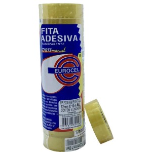 Fita Adesiva Pp 2000 12mmx10m Transparente-024900-23293