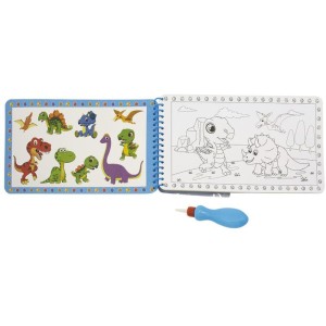 Livro Aquabook Dinossauro 25x14,2cm 6pag-107759-56338