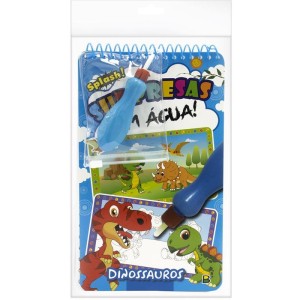 Livro Aquabook Dinossauro 25x14,2cm 6pag-107759-78184