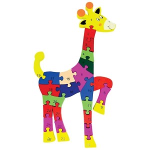 Quebra-cabeca Madeira Girafa 26 Pecas-106744-50411