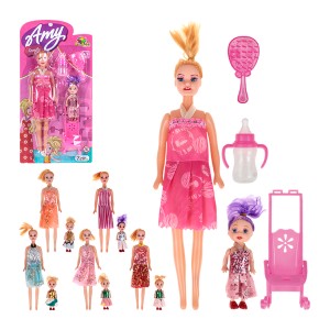 Boneca Amy Family C/ 3 Acessorios-841394-27185