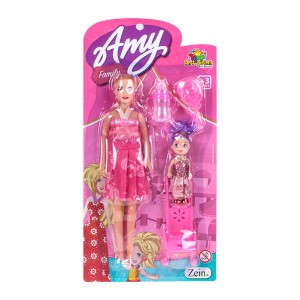 Boneca Amy Family C/ 3 Acessorios-841394