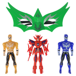 Boneco Herói Com Máscara Kit Com 3 Peças-841314-59632