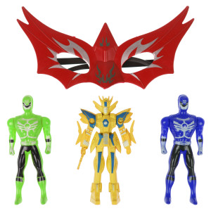 Boneco Herói Com Máscara Kit Com 3 Peças-841314-98316