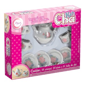 Conjunto De Cha Porcelana 9 Pecas-839723