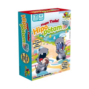 Jogo Papa Bolinhas Hipopotamo 18cm-833052-62928