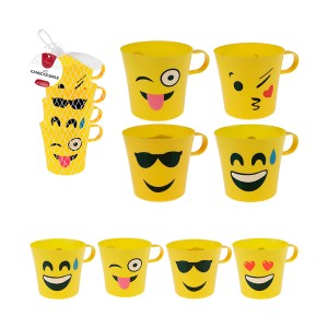 Caneca Plástica Smile Com 4 Peças-841507-20920