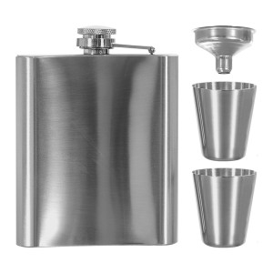 Cantil De Bolso Inox Kit Com 3 Peças-841757-25849