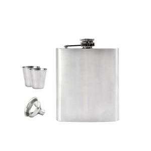 Cantil De Bolso Inox Kit Com 3 Peças-841757-73733