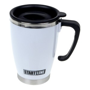 Caneca Inox Revestida Com Tampa Branca-836427-69272