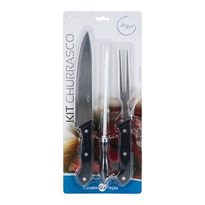 Kit Churrasco 3 Peças Black-841827-53914