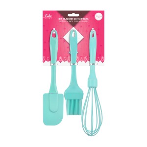 Kit Utensílios Bolo Com 3 Peças-842442-39797