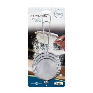 Kit Peneiras Inox Com 3 Peças-835046-73556