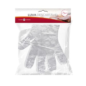 Luva Descartável Com 100 Peças-831009