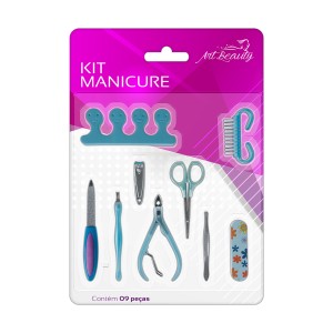 Kit Manicure 9pcs Na Cartela-832769