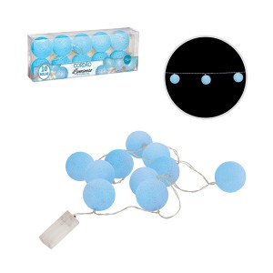 Cordão De Luz Com 10 Bolas Azul-830618-97677