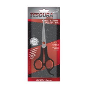 Tesoura Black Red Barbeiro 7'-837754