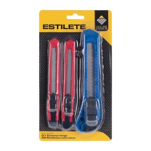 Estilete Kit Com 3 Peças-831799