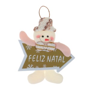 Enfeite Noel Ou Boneco Com Placa-836601-52636