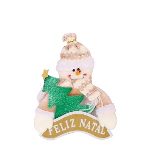 Enfeite Porta Noel E Boneco Com Placa-837061-85186