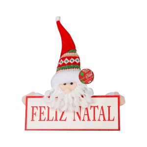 Rosto Com Placa Feliz Natal-838162-36372