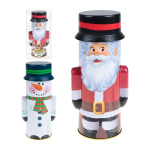 Lata Noel Ou Boneco De Neve Com Chapéu-837972-79690