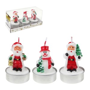 Vela 3d Noel Ou Boneco Com 3 Peças-836936-22862