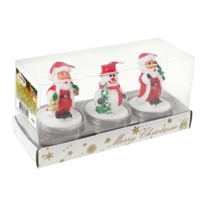 Vela 3d Noel Ou Boneco Com 3 Peças-836936-36190