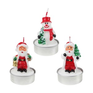 Vela 3d Noel Ou Boneco Com 3 Peças-836936-37115