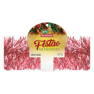 Festão Metalizado Rosê-842903-25612