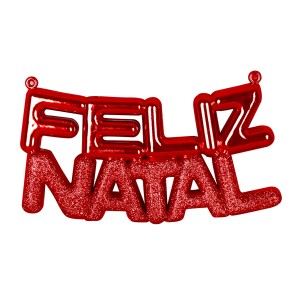 Enfeite Pêndulo Glitter Feliz Natal-838100-24480